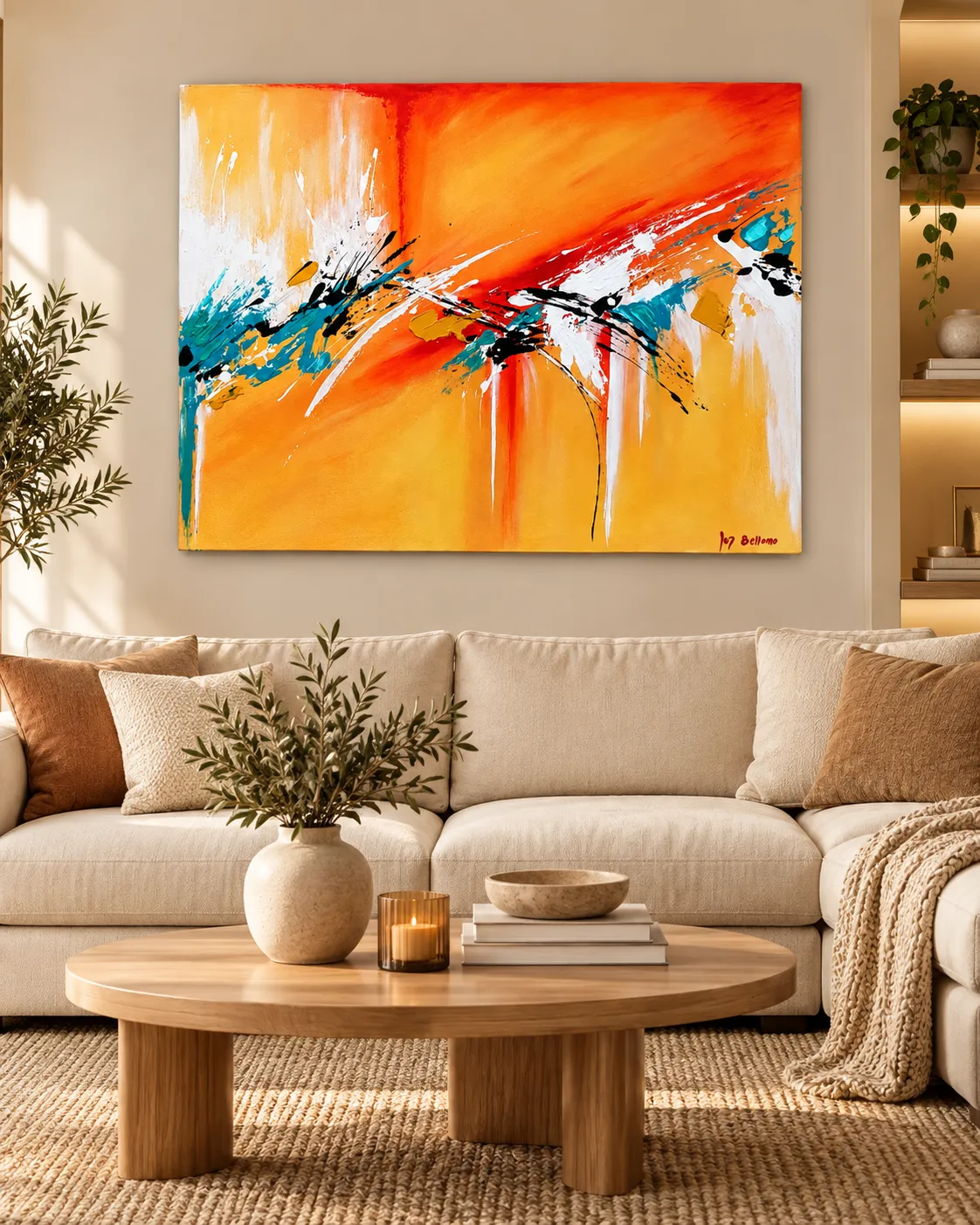 Orange Color Explosion